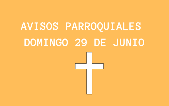 Avisos 29 de junio Avisos 29 de junio