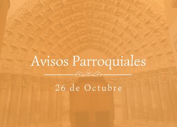 Avisos 26 de Octubre Avisos 26 de Octubre