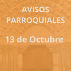 Avisos 13 octubre